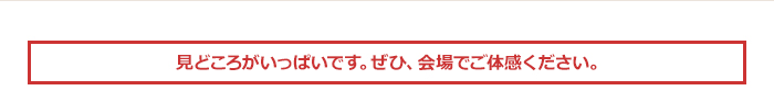 ���ǂ��낪�����ς��ł��B���ЁA���ł��̊����������B