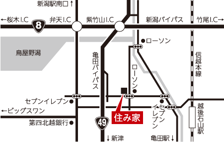 株式会社住み家/案内図